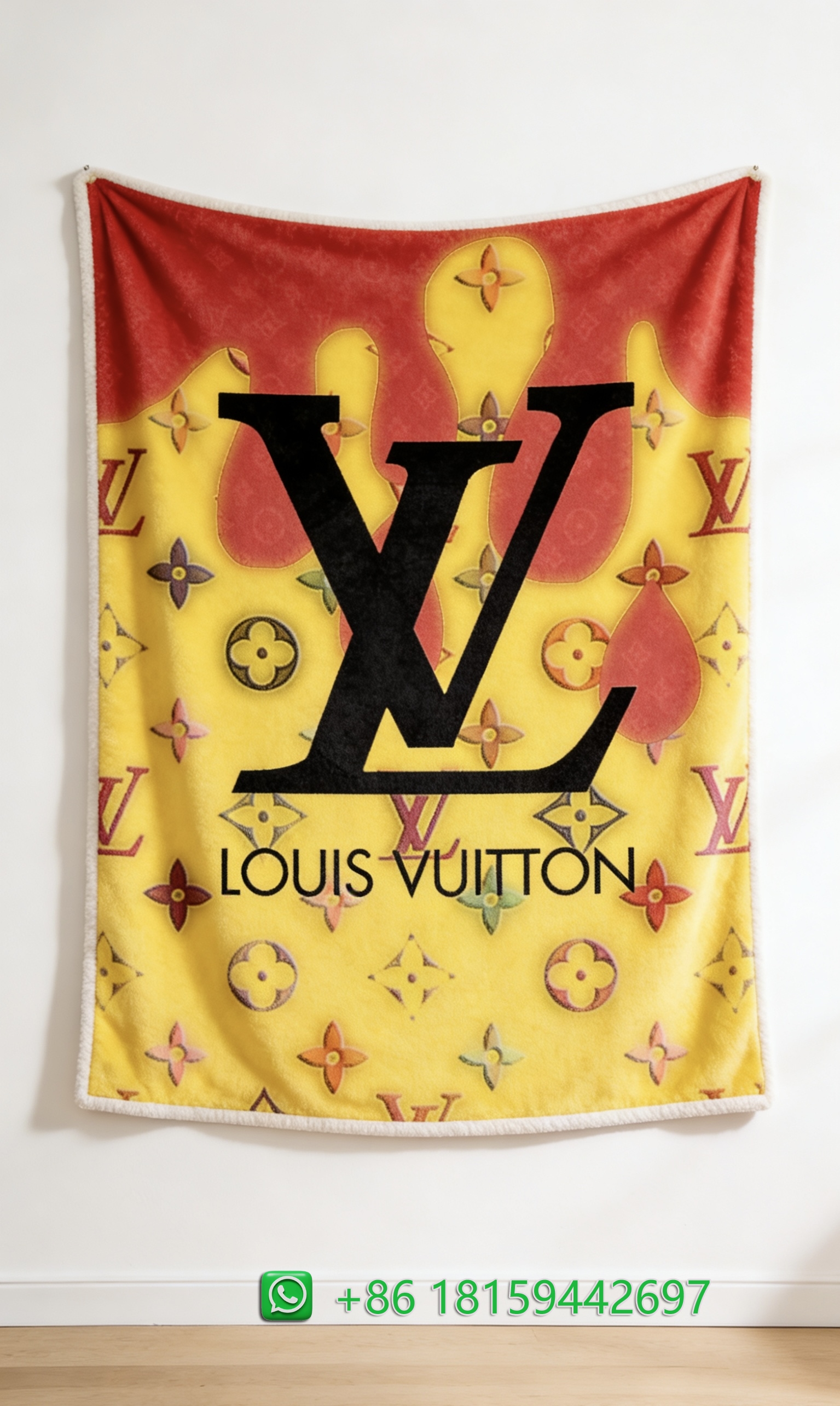 Louis Vuitton Throw Blankets